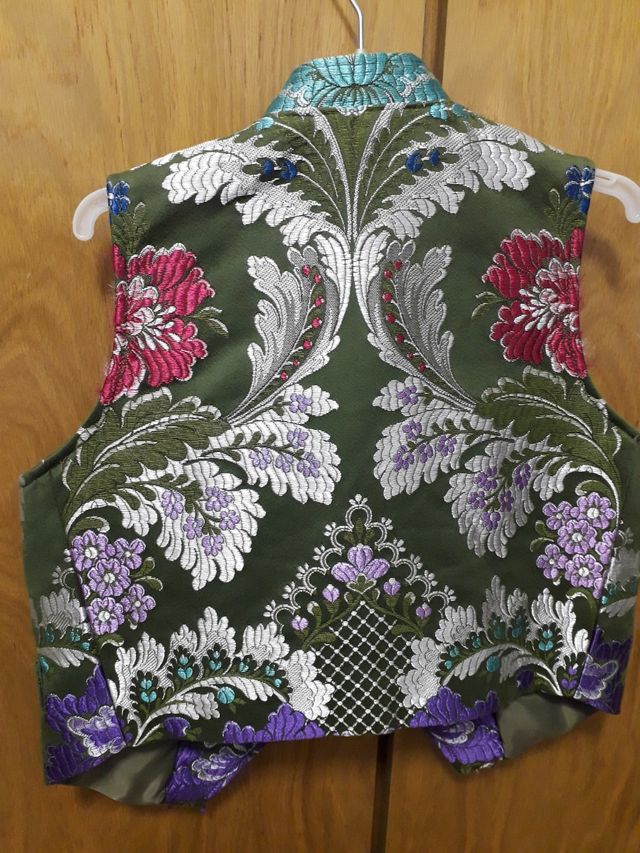 Chaleco fallero color verde