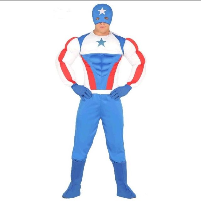 disfraz súper héroe musculoso