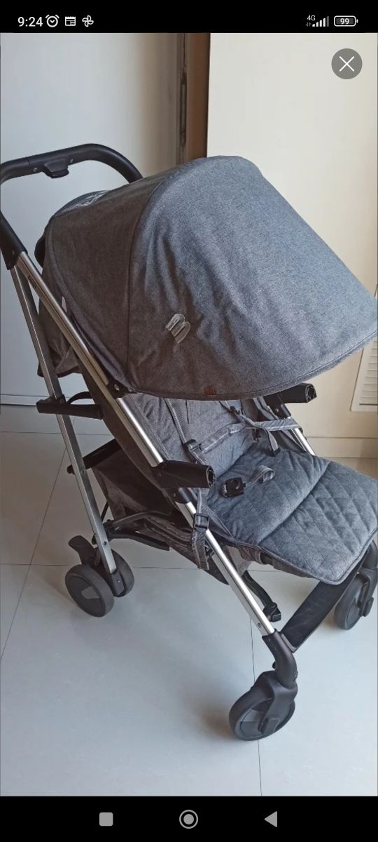 carro de bebe asalvo.color gris. realizar oferta