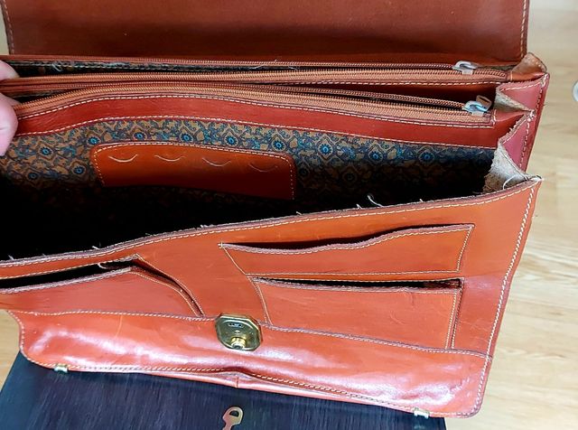 Maletín portadocumentos piel