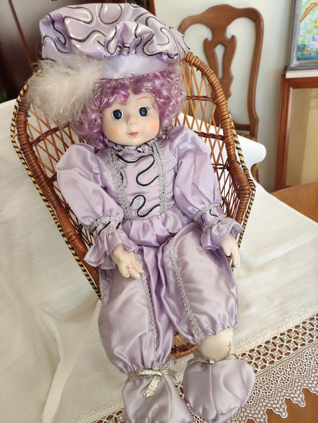 arlequín de porcelana