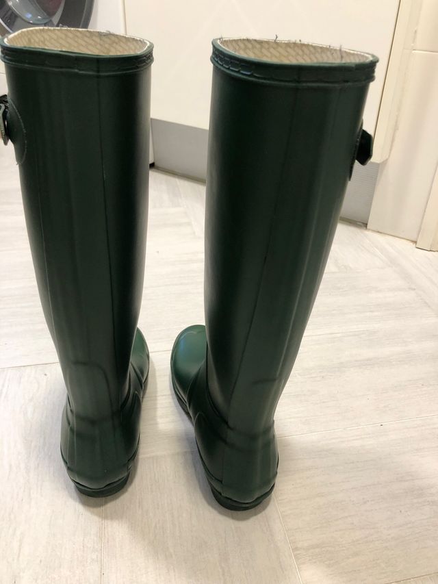 Hunter botas altas mujer talla 35/36 + calcetín