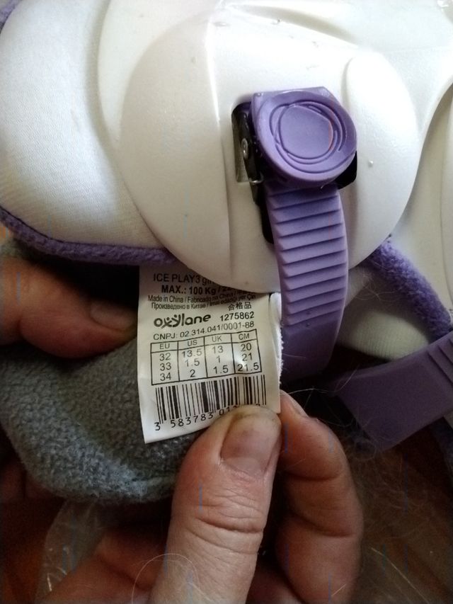 patines de hielo N°32-34