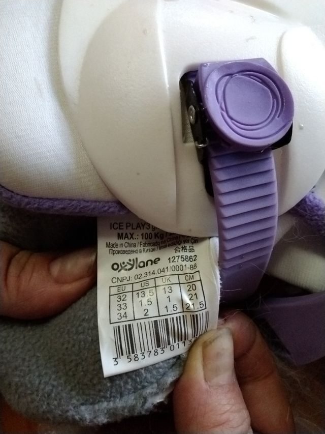 patines de hielo N°32-34