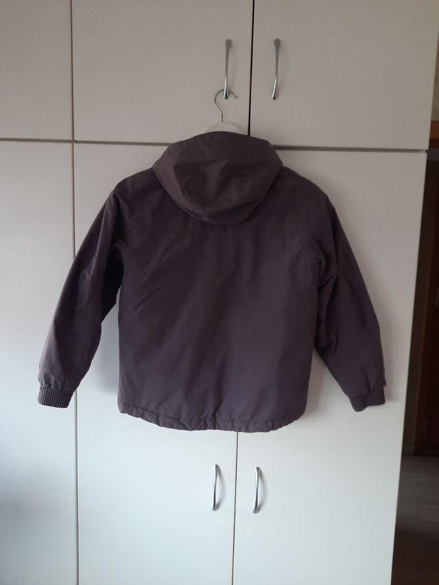 Chaqueta Quechua gris marengo/rosa