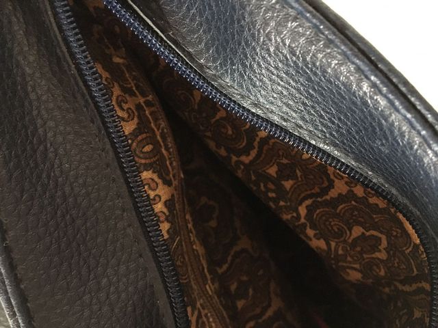 Bolso de piel y ante