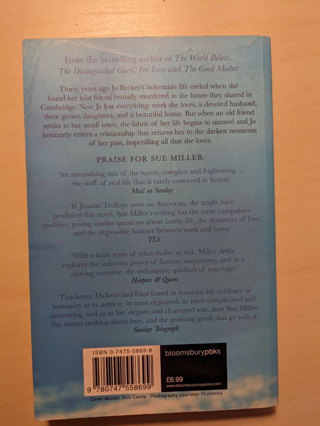 While I was gone, Sue Miller