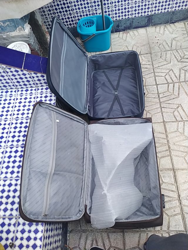 Maletas de viaje unifamiliares.