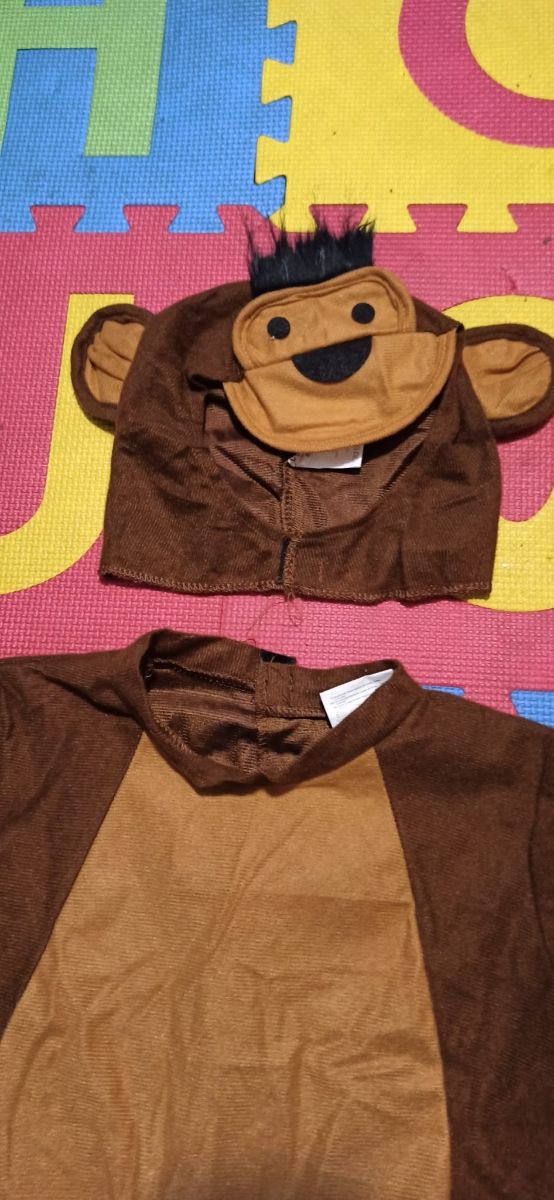 Disfraz de Mono talla 6-12 meses