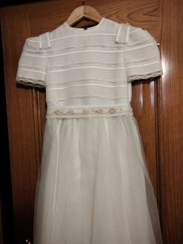 VESTIDO COMUNION NIÑA. REBAJADO