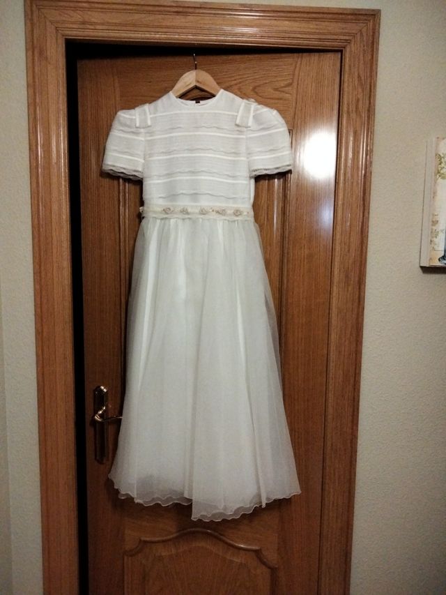 VESTIDO COMUNION NIÑA. REBAJADO