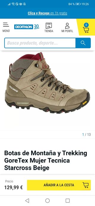 Botas de trekking Tecnica de segunda mano por 90 EUR en Cartagena en  WALLAPOP
