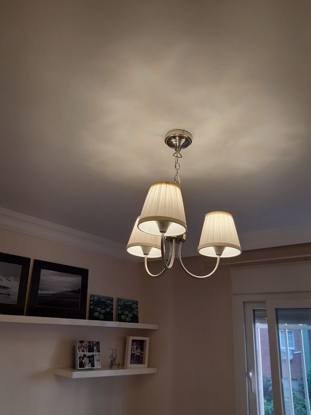 Lampara de techo 3 brazos