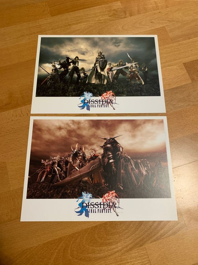 Litografias Final Fantasy Dissidia Preorder PSP