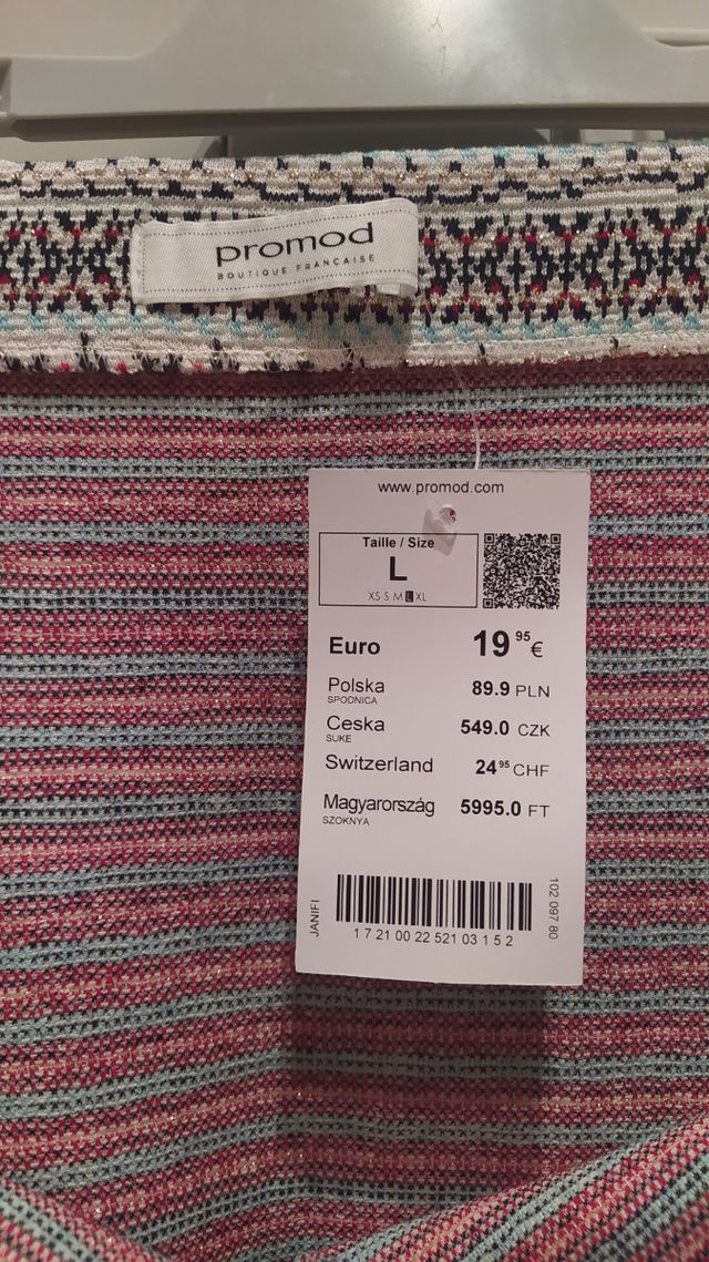 Falda mini de tubo de Promod