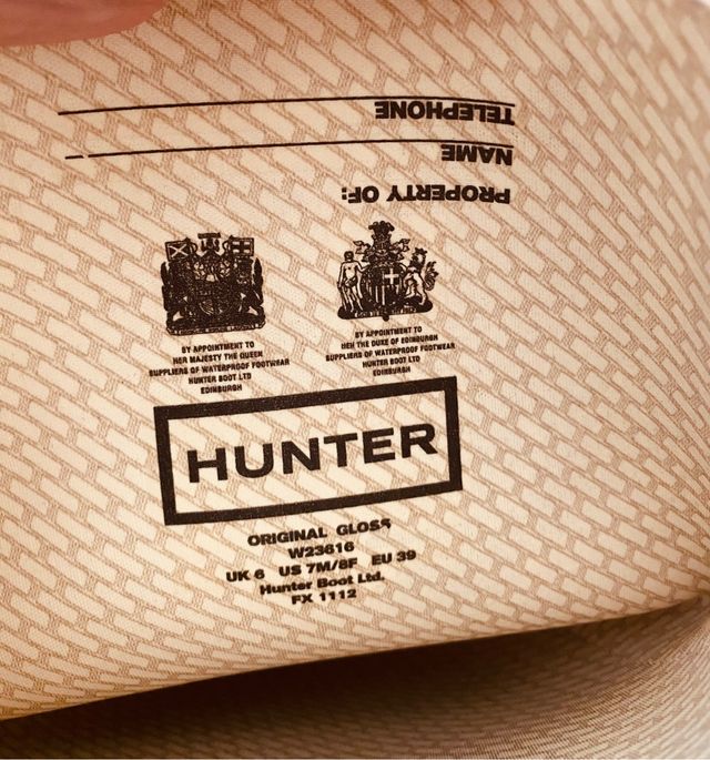 Hunter originales T.39