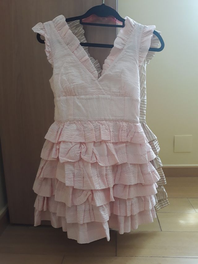 Vestido holy preppy xs rosa
