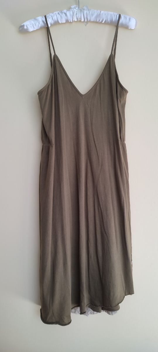 Vestido de lino y punto Intropia