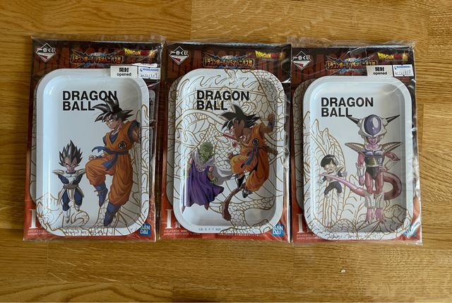 Bandai Ichiban Kuji Dragon Ball Bandejas Metálicas