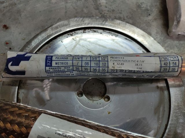 Unión flex cobre HTVc-8  7/8"