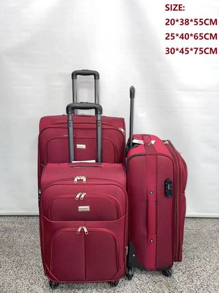 Maletas de tela expandibles 4 ruedas de segunda mano por 119,9 EUR en  Madrid en WALLAPOP