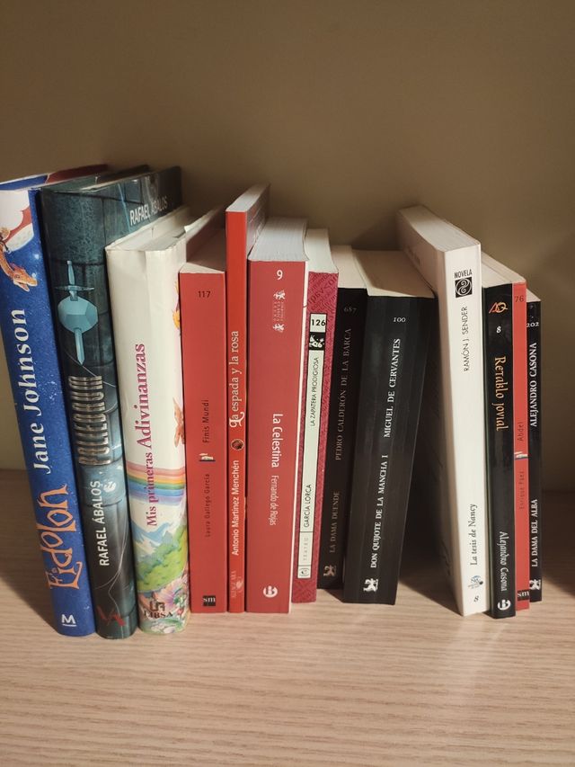 Libros de narrativa clásica y actual (3€ cada uno)