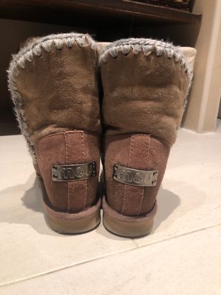 MOU ESKIMO INNER WEDGE MARRON CLARO Zacaris zapatos online.