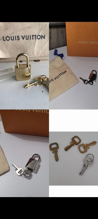 Llaves candado louis vuitton Originales de segunda mano por 10 EUR en  Madrid en WALLAPOP