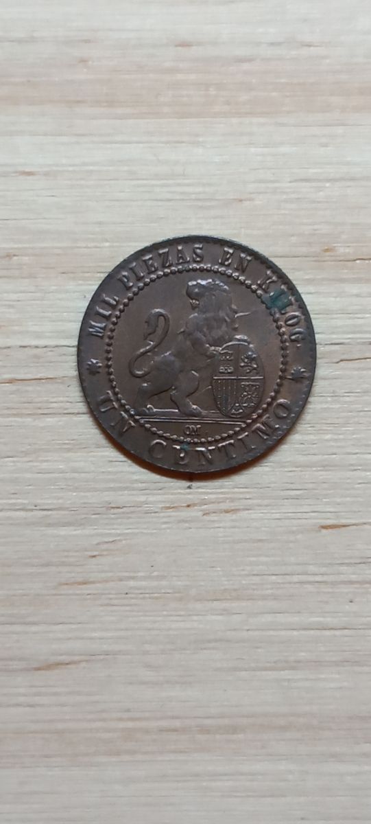 1 Céntimo 1870 Sin Circular