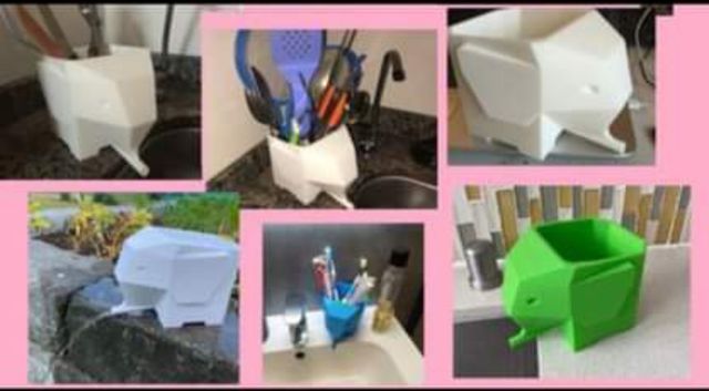 elefante porta posate, vado o altro