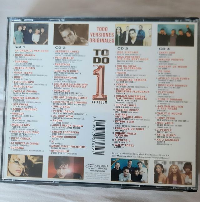 Lote 4 CD: estuche con 2, 3 y 4 CD