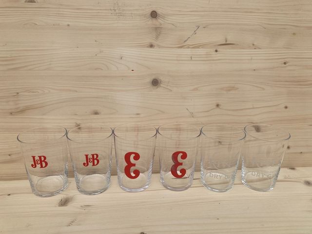 lotto di 6 bicchieri JB