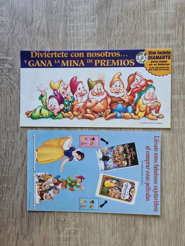 Blancanieves y los Siete Enanitos pelicula VHS