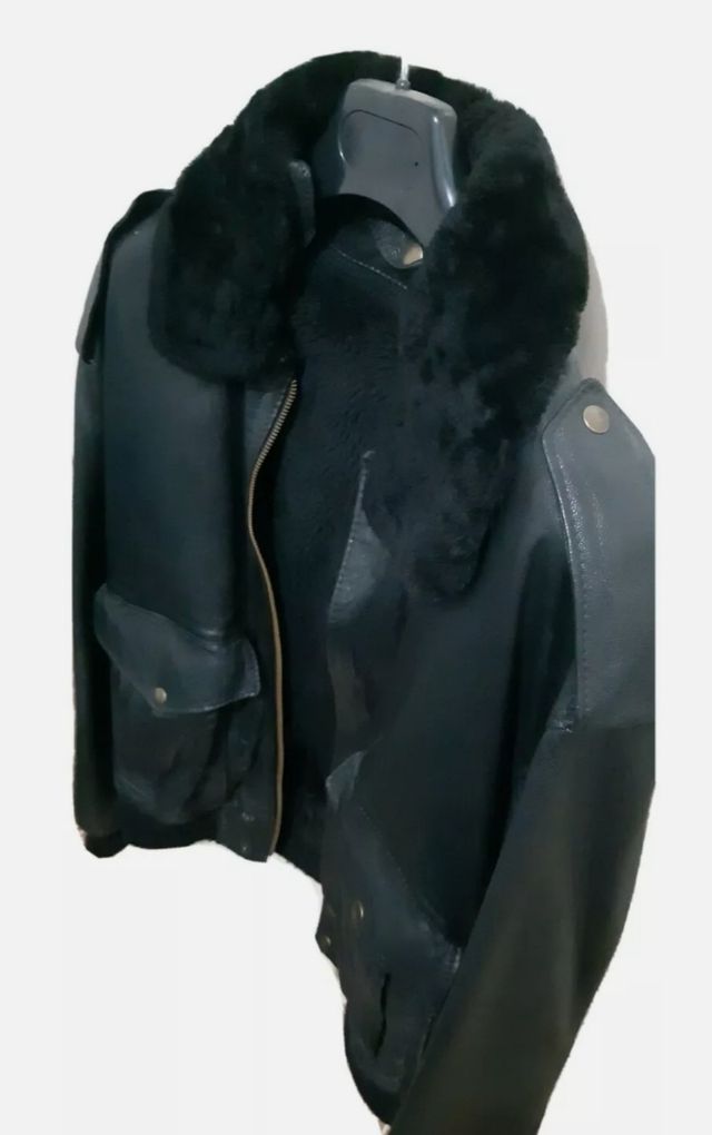 GIUBOTTO VERA PELLE UOMO MOD.AVIATORE TG.46