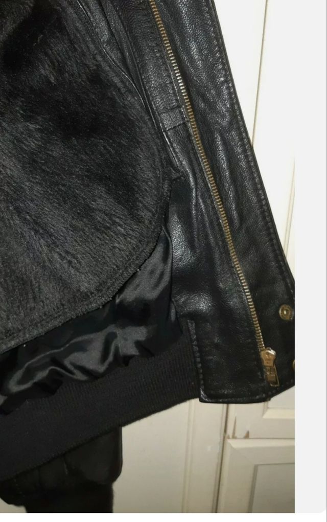 GIUBOTTO VERA PELLE UOMO MOD.AVIATORE TG.46