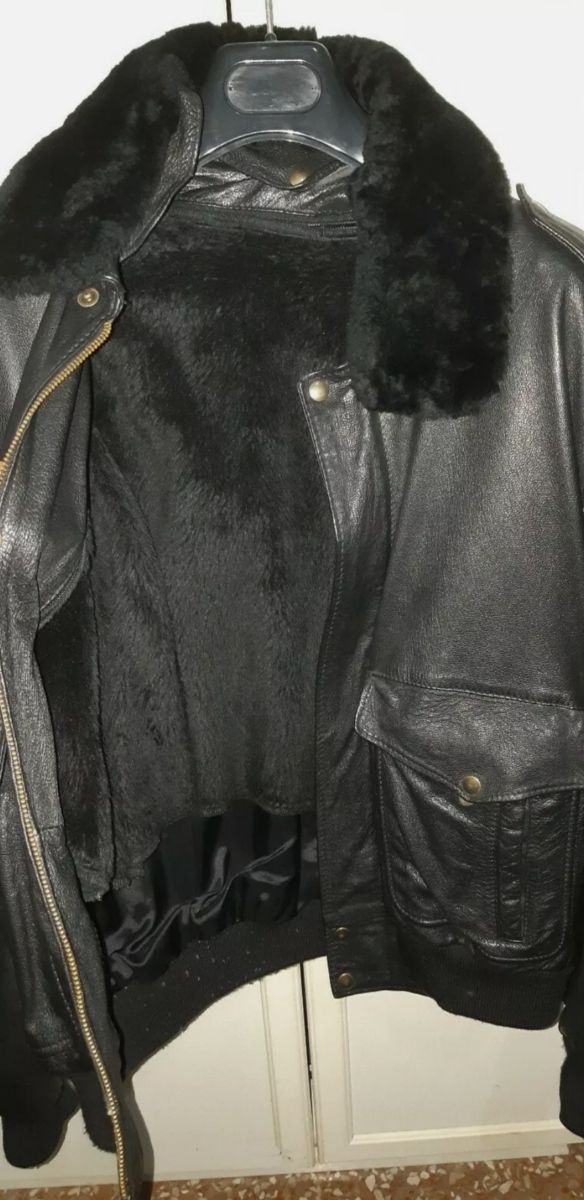 GIUBOTTO VERA PELLE UOMO MOD.AVIATORE TG.46