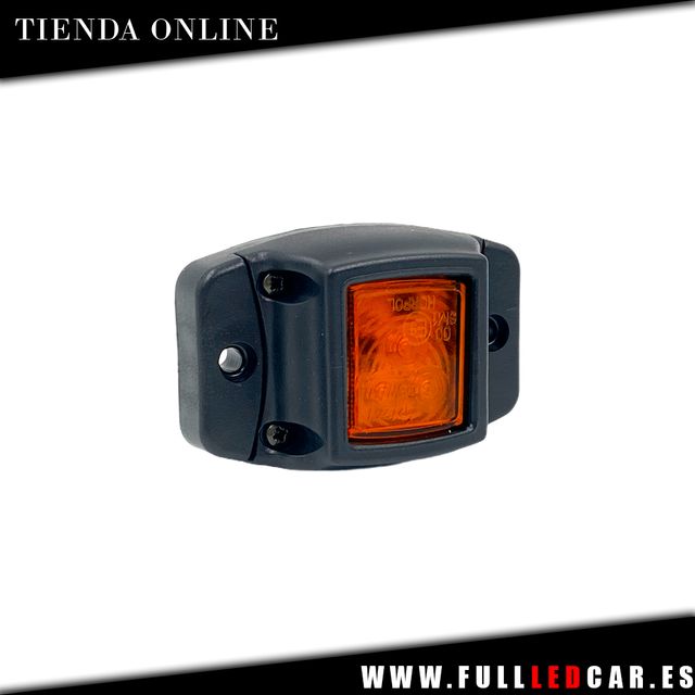 GALIBO LED LATERAL COLOR ÁMBAR CUADRADO 12V 24V