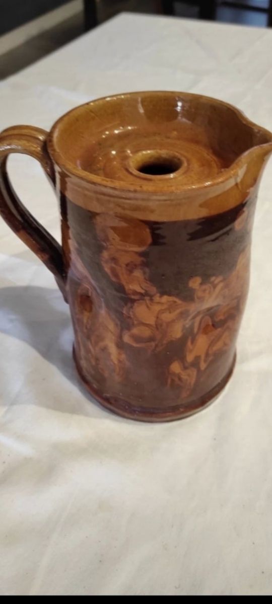 De Cillis maioliche del primo 900, portacandela vi