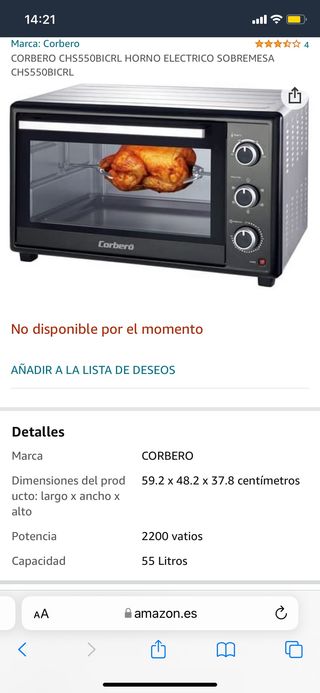 Electrodomésticos segunda mano en Nombela | WALLAPOP