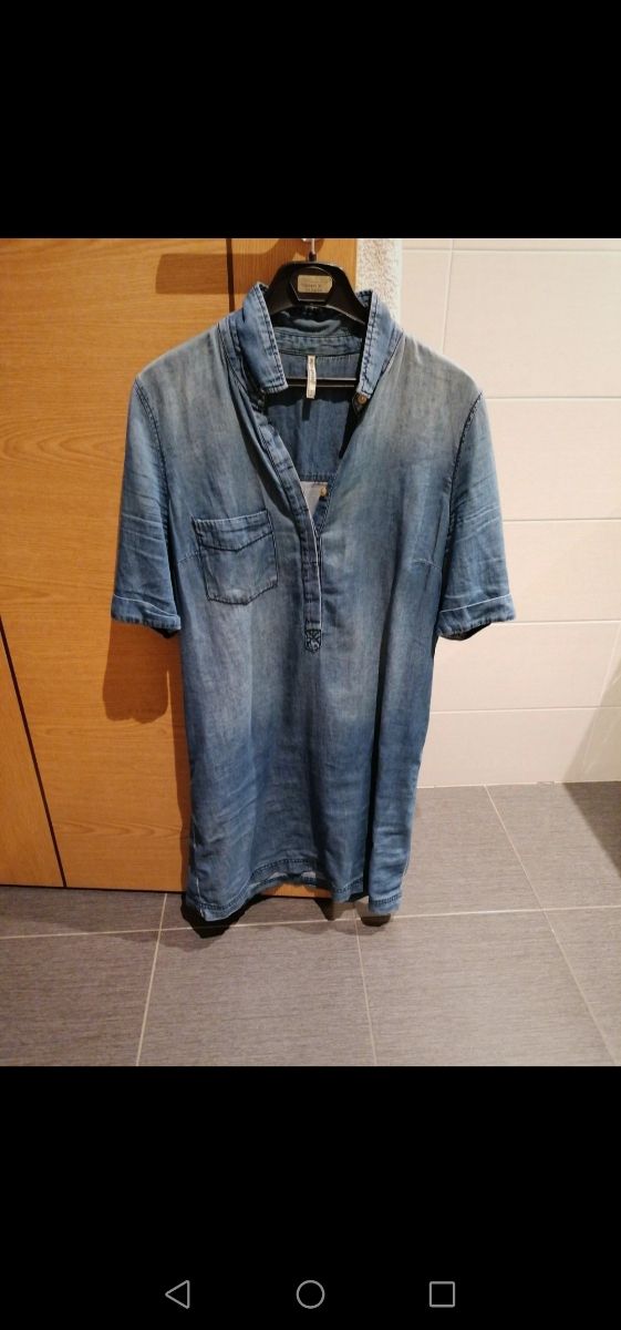 vestido vaquero corto talla s  stradivarius