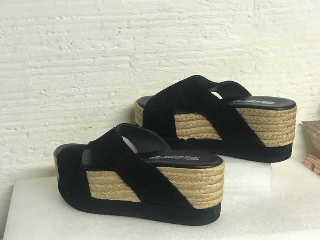 ZUECOS PLATAFORMA  NEGRO TATER's t.38 NUEVOS