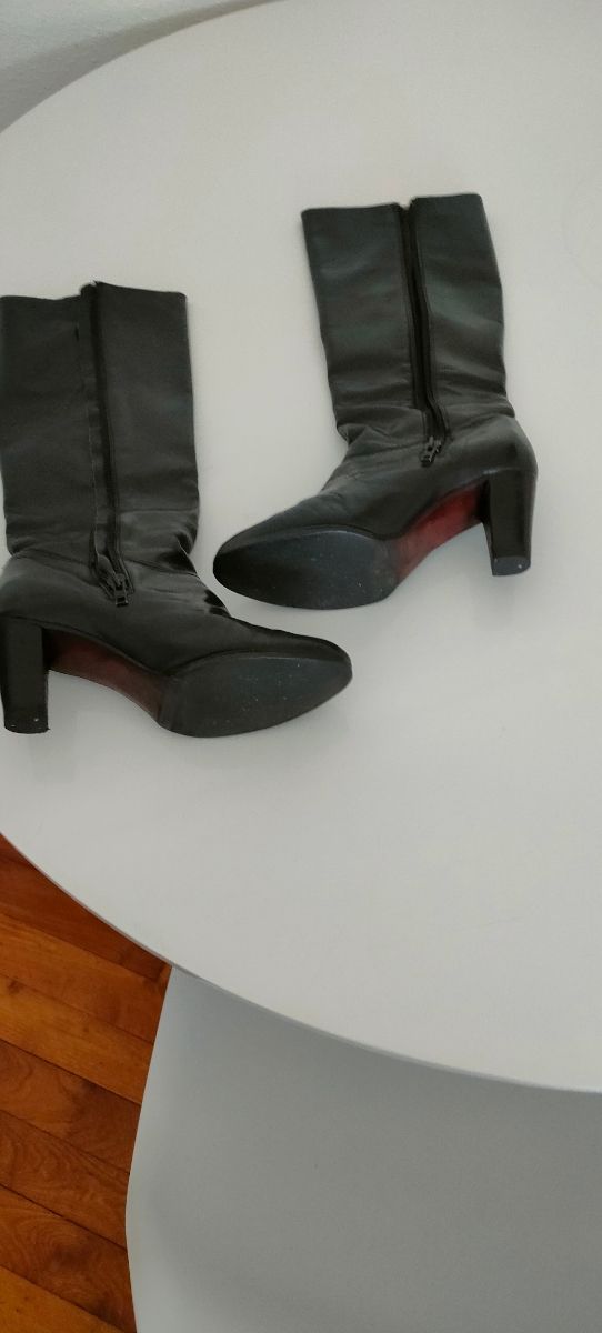 botas altas de piel, 39'5