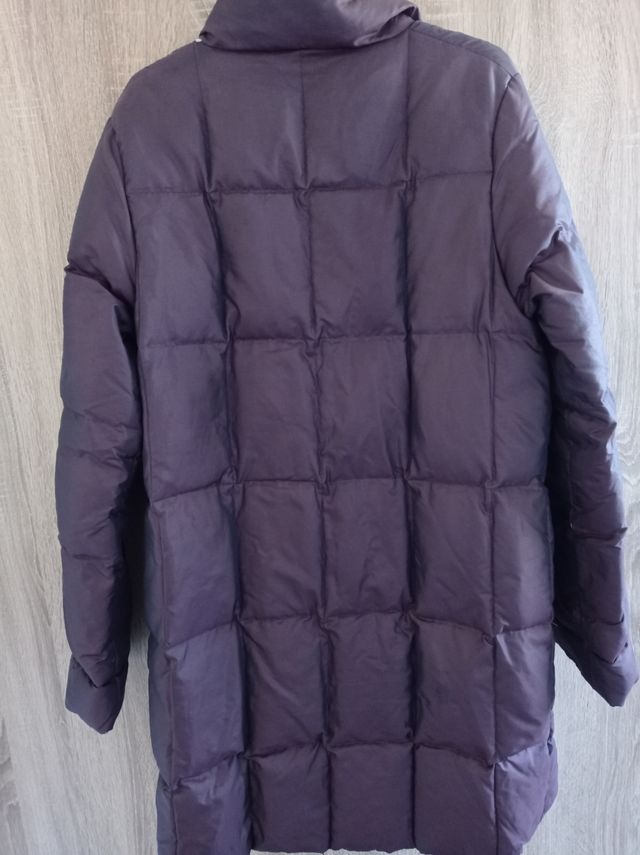 abrigo mujer color lila