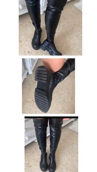 Botas planas xl efecto piel de segunda mano por 45 EUR en Utrera en WALLAPOP