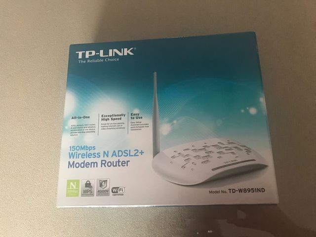 Wireless N ADSL+2 modem TPLINK como nuevo