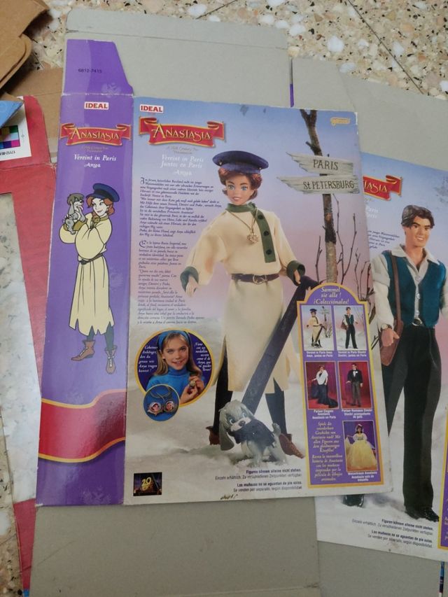 cajas colección de barbies disney