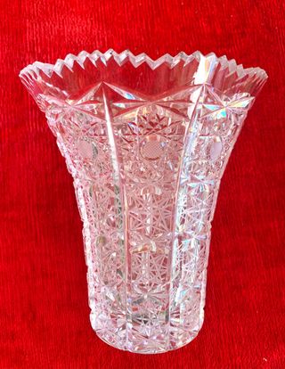 CRISTAL BOHEMIA TALLADO VINTAGE