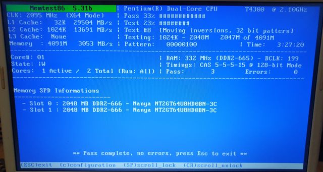 4GB Nanya Pareja 2 x 2GB DDR2 PC2-5300 667 MHz