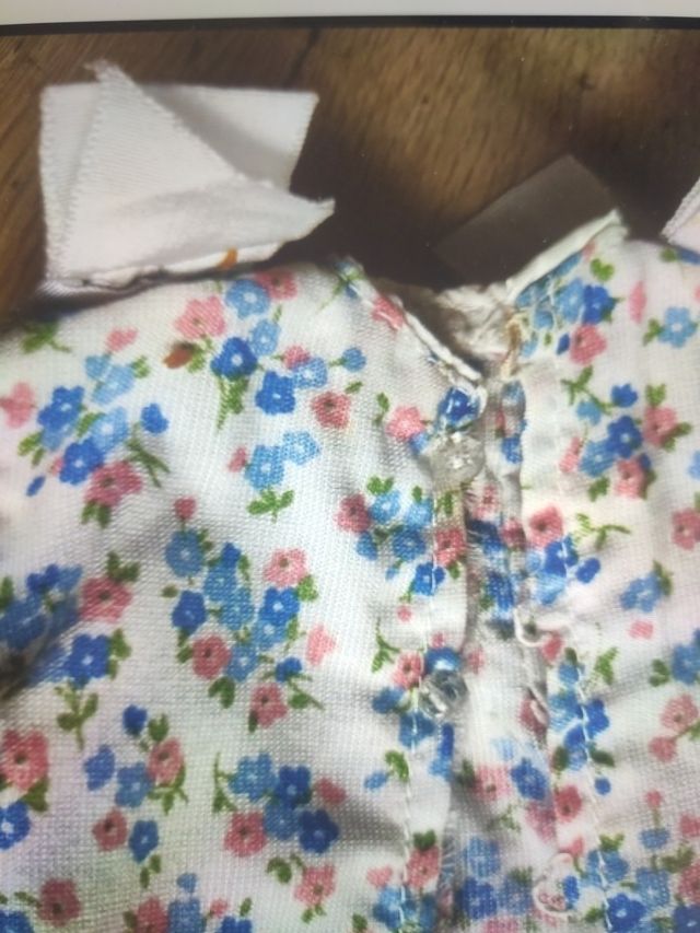 Vestido de Flores para la Nancy. Años 70