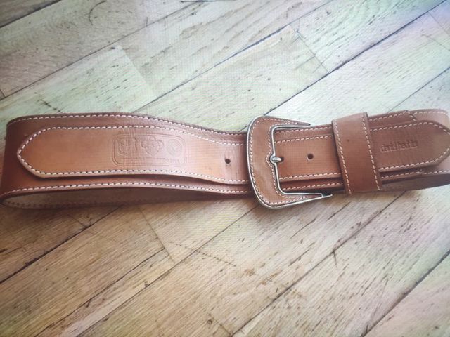 Cinturón de Cuero Beige Daniel Hetcher